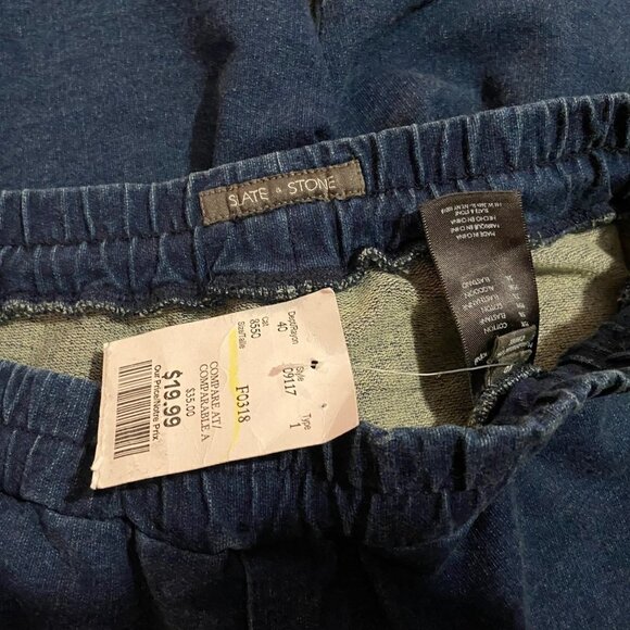 ⭐4 FOR $20⭐ Slate & Stone Boy's Denim Blue Pull on Shorts - Size 10 - NWT - Picture 3 of 3